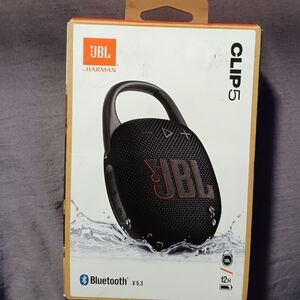 JBL Clip 5 Portable Bluetooth Speaker - Black